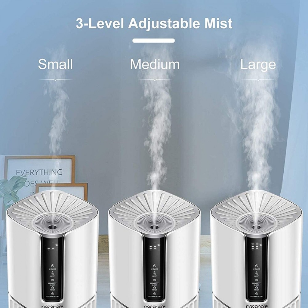 Pasapair 8L Top Fill Humidifier， Remote Control